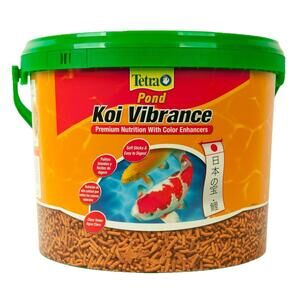 TetraPond Koi Vibrance Premium Nutrition Fish Food, 3.31 lbs Bucket